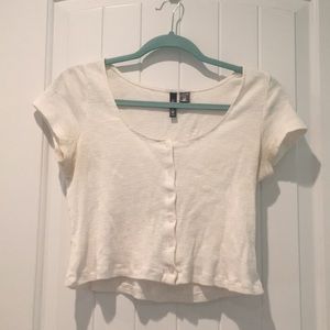 Danty White Button Down Shirt